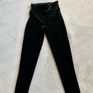 SPANX Velvet Leggings, Size XS, Black, Excellent Condition
